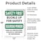 Signmission Safety Culture Sign, 12 in Width, Plastic, Rectangle, Bilingual OS-2PACK-SF-P-1218-L-10745 - alternate 3